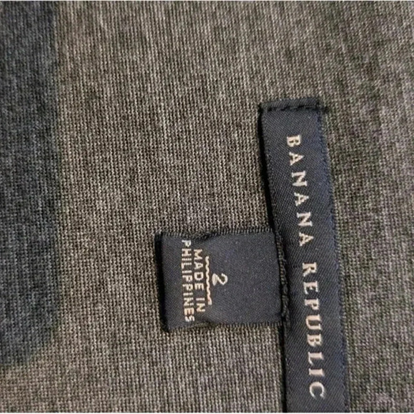 Banana Republic Business Casual A line Mid grey dress size 2 - Picture 5 of 7